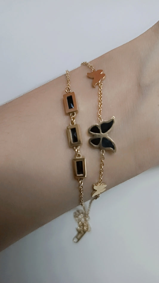 BUTTERFLY DOUBLE BRACELET